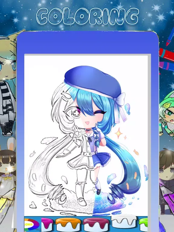Gacha Life Coloring Maker iPad  Ekran Görüntüleri